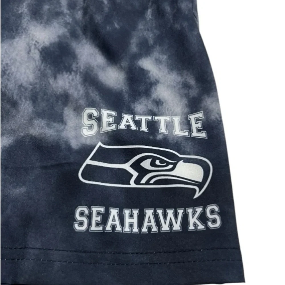 NWT NFL Navy Splash Men's Seattle Seahawks Swim Shorts Size M